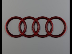 audi logo 3D Модель