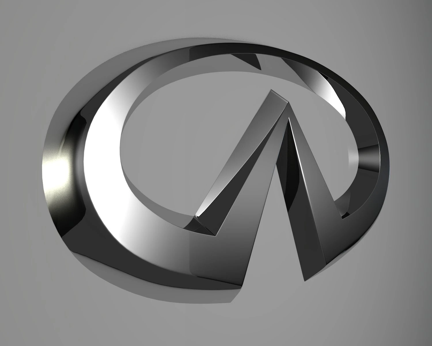 infiniti logo 3D Model .c4d .max .obj .3ds .fbx .stl .blend