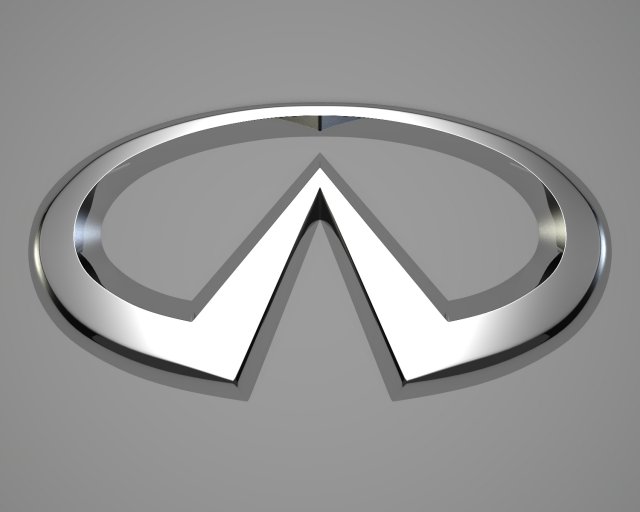 infiniti logo 3D Model in Parts of auto 3DExport