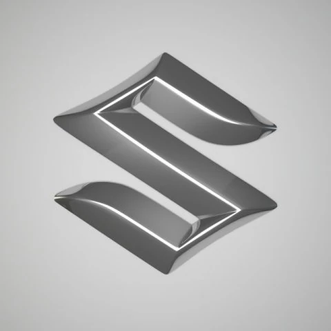 suzuki logo 3D Model .c4d .max .obj .3ds .fbx .stl .blend