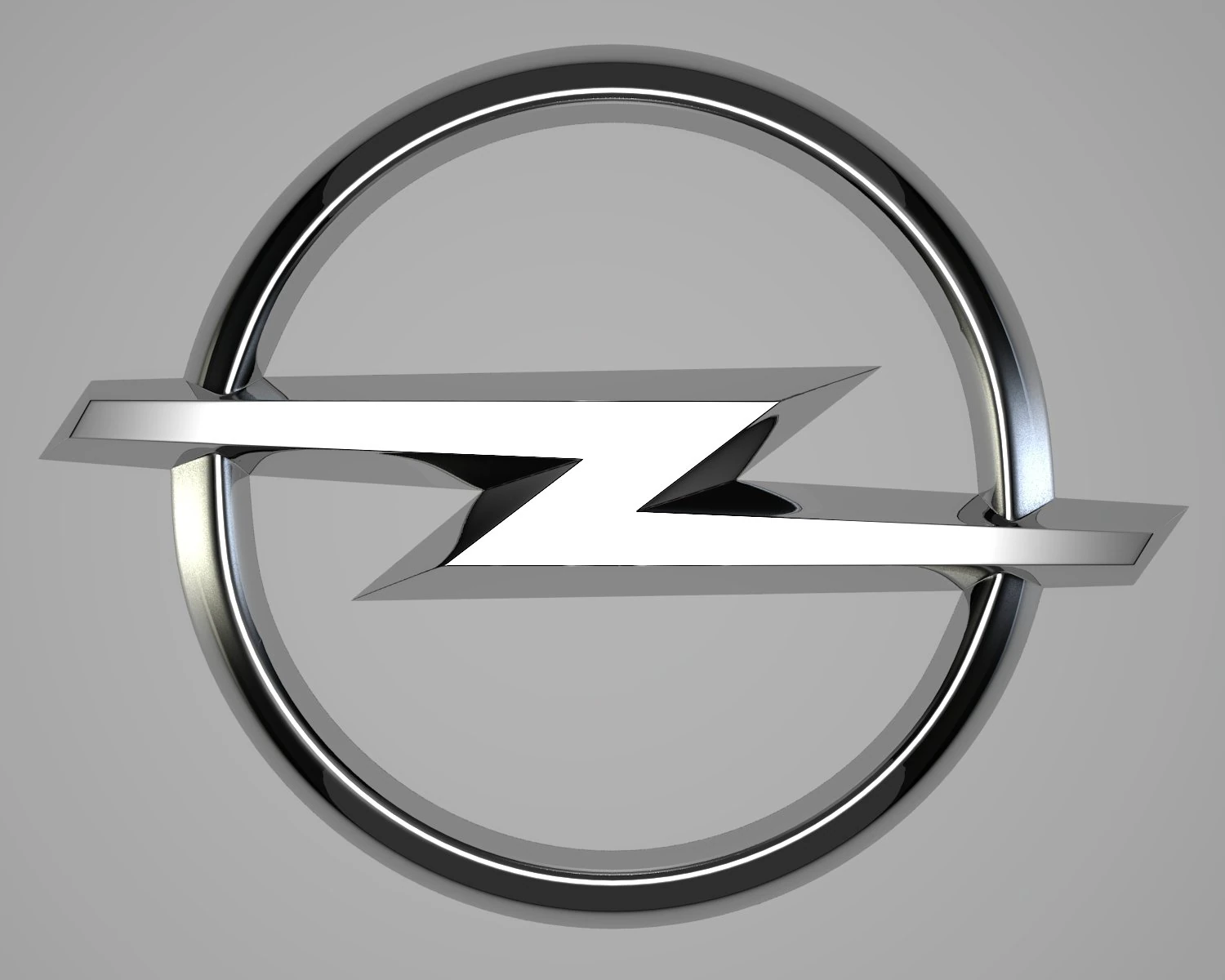 opel logo 3D Model .c4d .max .obj .3ds .fbx .stl .blend 