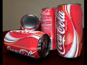 coca cola can 3D Model