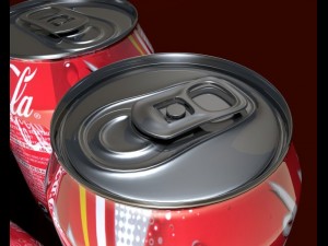 coca cola can 3Dモデル