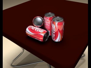 coca cola can 3Dモデル