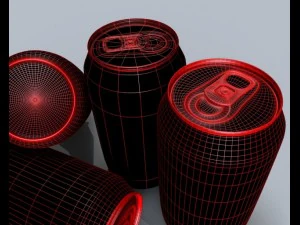 coca cola can 3D Model