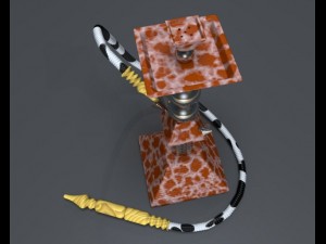 pyramid hookah 3D 모델