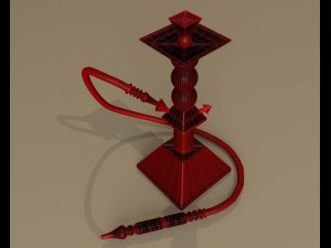 pyramid hookah 3D 모델