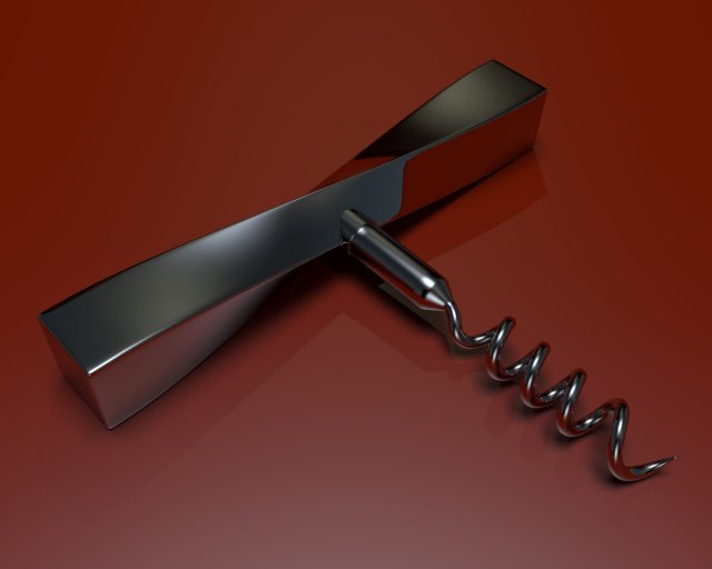 corkscrew 3D 모델 .c4d .max .obj .3ds .fbx .stl .blend 