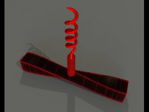 corkscrew 3D Model