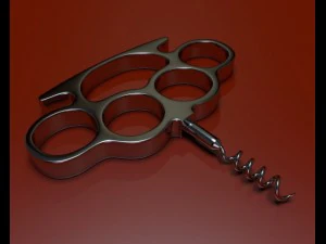 sacacorchos Modelo 3D