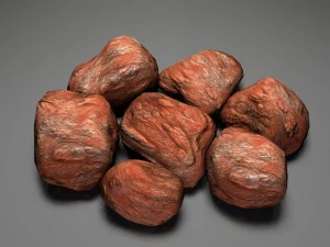 pedras rochosas lowpoly Modelo 3D