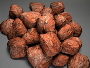 rocky stones lowpoly 3D Model