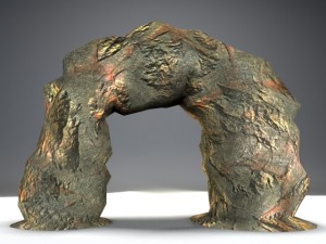 stone arch lowpoly Modelo 3D