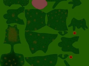 cartoon frog Model 3D