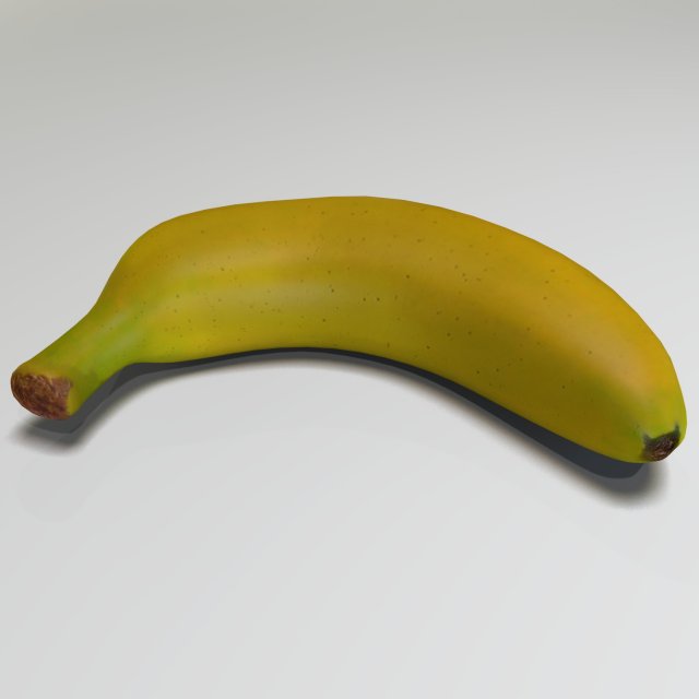 banana 3Dモデル .c4d .max .obj .3ds .fbx .stl .blend 