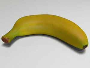 केला 3D मॉडल