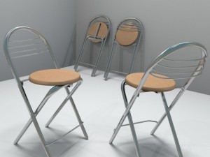 kitchen stool Model 3D