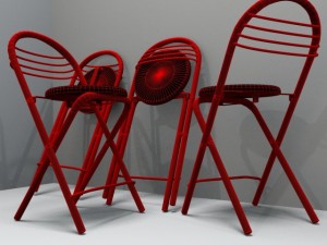 kitchen stool 3D Модель