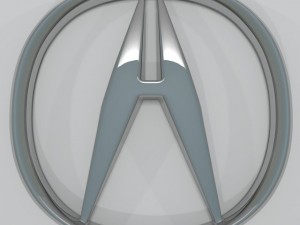 acura logo Model 3D