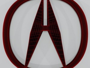 acura logo Modèle 3D