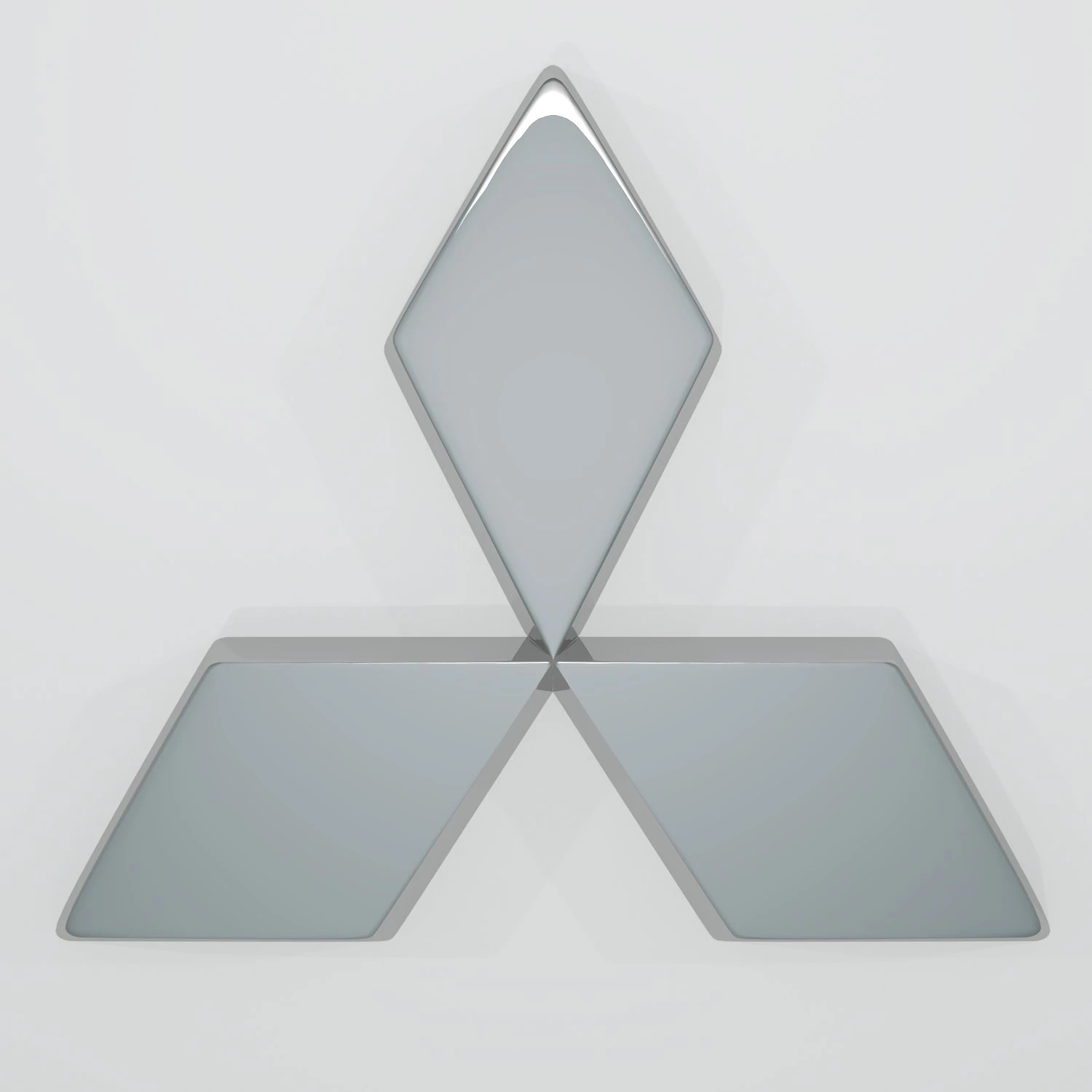 mitsubishi logo 3D Model .c4d .max .obj .3ds .fbx .stl .blend 