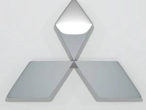 mitsubishi logo 3D Model