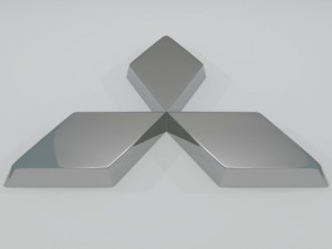 mitsubishi logo Modèle 3D