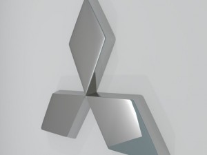 mitsubishi logo Modèle 3D