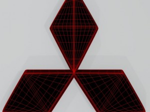 mitsubishi logo Modèle 3D