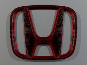 honda logo 3D 모델