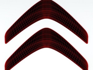 citroen logo 3D 模型