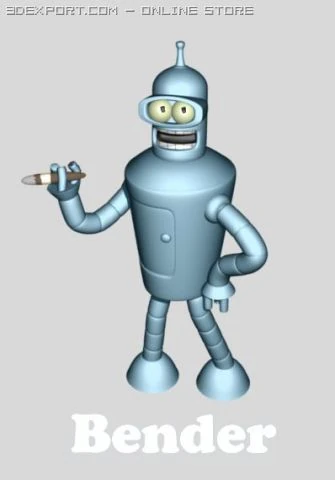 bender 3D Model .c4d .max .obj .3ds .fbx .stl .blend
