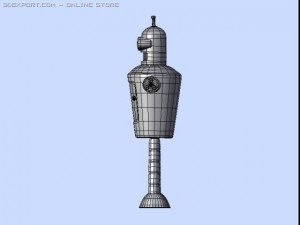 bender 3D Модель