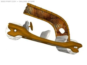 flintstones car 3D Model