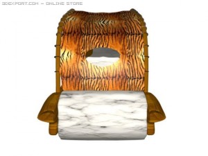 flintstones car Modello 3D