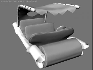 flintstones car 3D Model