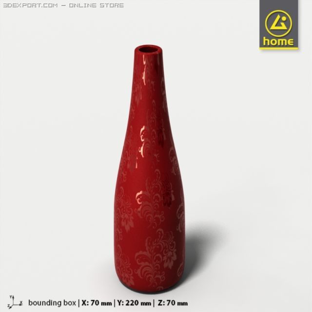 bottle al02 3D मॉडल .c4d .max .obj .3ds .fbx .stl .blend 