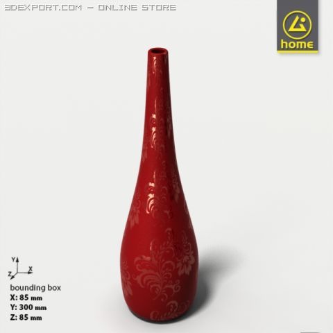 bottle al 03 Model 3D .c4d .max .obj .3ds .fbx .stl .blend