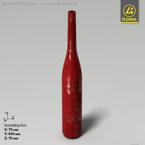 bottle al 04 3D मॉडल .c4d .max .obj .3ds .fbx .stl .blend 