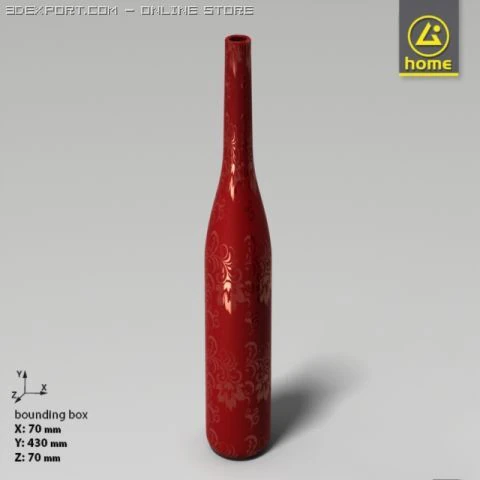 bottle al 04 3D Model .c4d .max .obj .3ds .fbx .stl .blend 