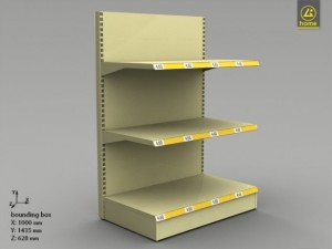 shop rack 01 3Dモデル