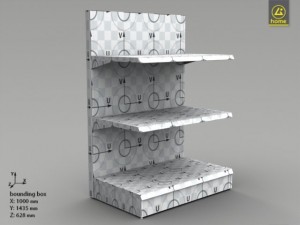 shop rack 01 Model 3D