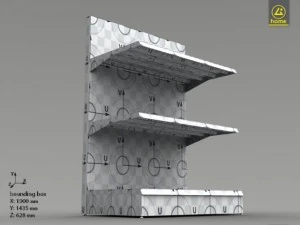 shop rack 01 3D Model