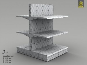 shop rack 02 Modelo 3D