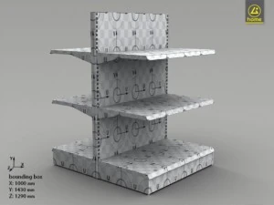 shop rack 02 3D Model