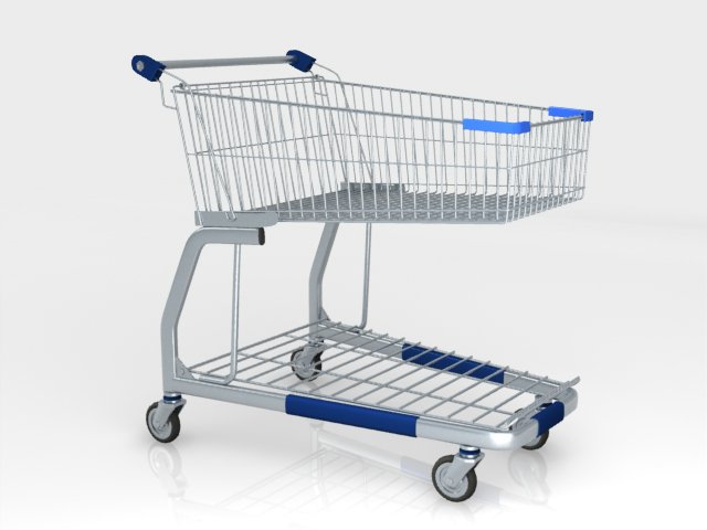 shopping chart  wanzl citi shopper 3Dモデル .c4d .max .obj .3ds .fbx .stl .blend 