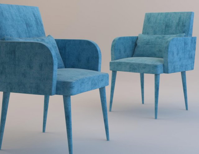 tango chair la fibule 3D Model .c4d .max .obj .3ds .fbx .stl .blend 