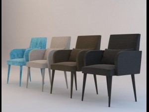 tango chair la fibule 3D Model