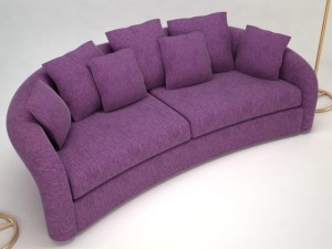 armani sofa esther 3D Model