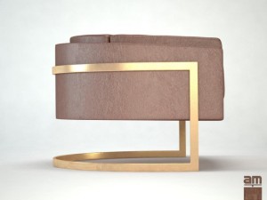 milo baughman chair Model 3D